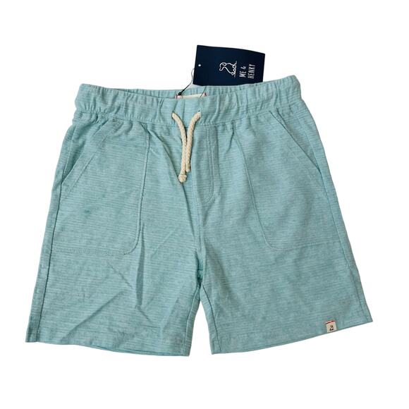 NWT Me & Henry 6/7Y Sky Blue Ribbed Bluepeter Shorts - Picture 1 of 6